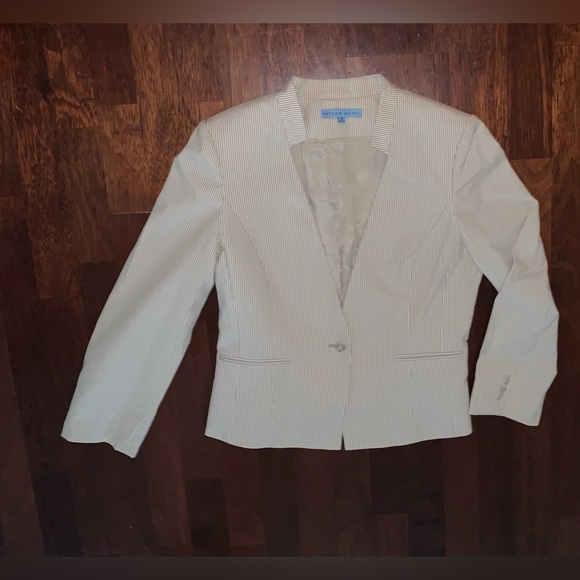 Designer Antonio Melani work Suit blazer skirt lot women’s size 10 - Picture 11 of 17